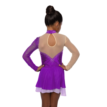 Raffiniertes Glitzerkleid Lilly lila