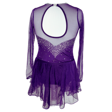 Romantisches Langarmkleid Lucie lila