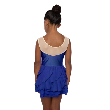 Fantasy-Kurzarmkleid Miray blau